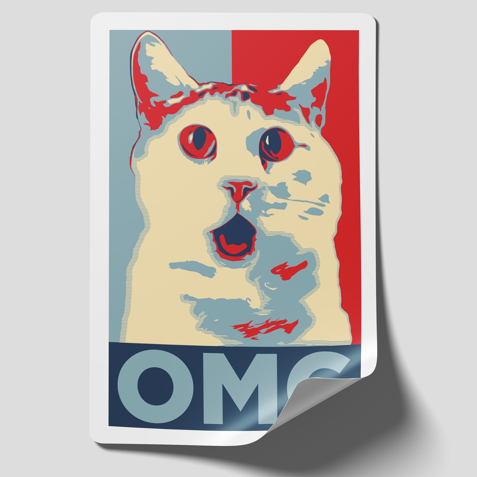 Nálepka - OMG Cat